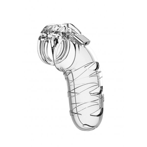 8714273290700 2 Mancage Model 05 Chastity 5.5'' Cock Cage Clear