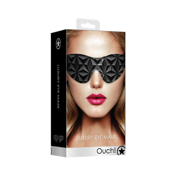 8714273525307 Ouch! Luxury Eye Mask Black