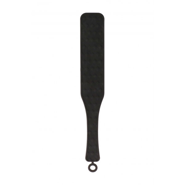 8714273924049 Ouch! Silicone Textured Paddle Black