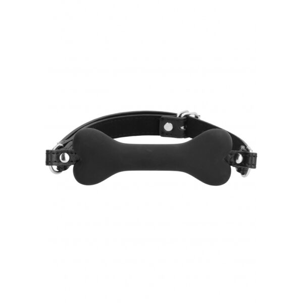 8714273927668 2 Ouch! Bone Gag Black