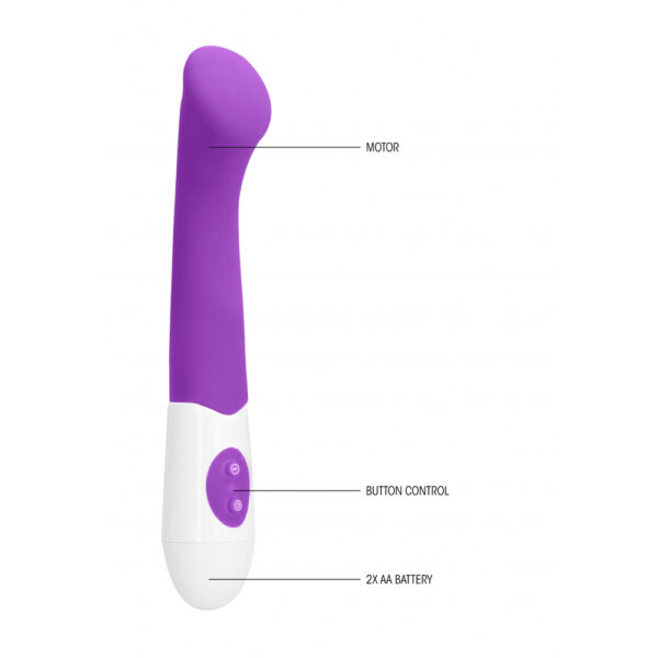 8714273928337 3 GC Flat Vibrator Purple