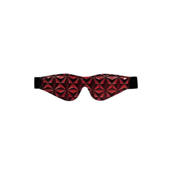 8714273928672 2 Ouch! Luxury Eye Mask Burgundy