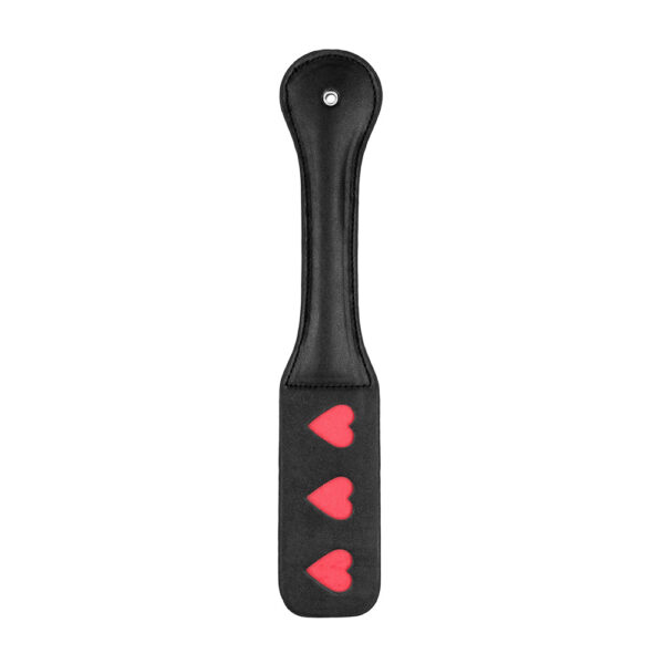 8741273504018 Ouch! Paddle Hearts Black