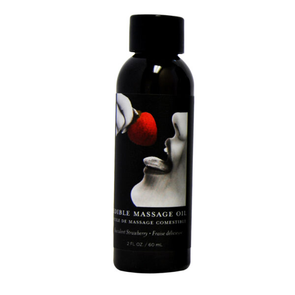 879959004397 Edible Massage Oil Strawberry 2 oz.