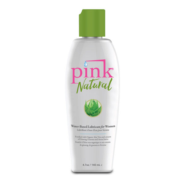 891306000920 Pink Natural Water-Based Lubricant 4.7 oz.