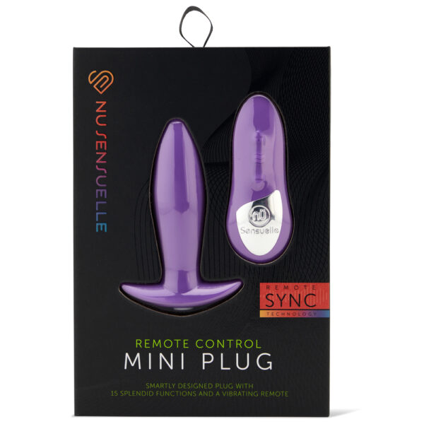 9342851002408 Nu Sensuelle Remote Control Mini Plug Purple