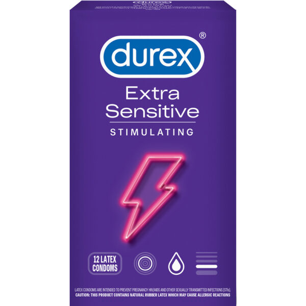 067981160475 Durex Extra Sensitive Stimulating 12 Ct