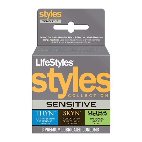 070907299036 Lifestyles Styles Sensitive 3 Pack