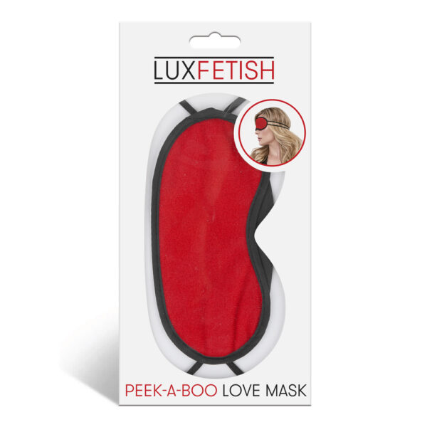 4890808105054 Peek-A-Boo Love Mask Red