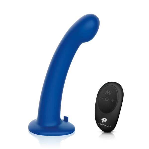4890808255643 2 8" Remote Control P-Spot G-Spot Silicone Peg With Harness Included