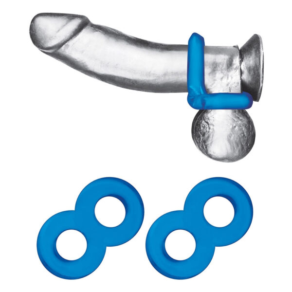 2-Pack Duo Cock And Ball Stamina Enhancement Ring - Image 2