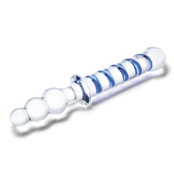 4890808264881 2 Glas 10'' Twister Dual-Ended Dildo