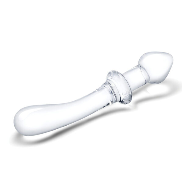 4890808264904 2 Glas 9'' Classic Curved Dual-Ended Dildo