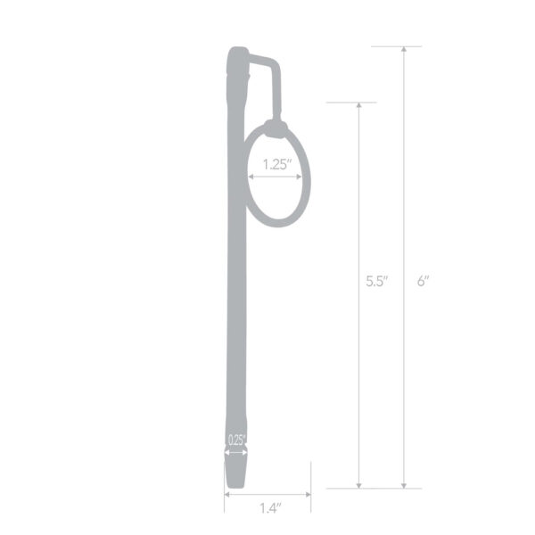 4890808283301 3 Stainless Steel Cock Ring Catheter Urethral Plug