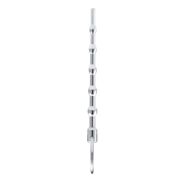 4890808283363 2 4.5" Stainless Steel Beaded Urethral Sound