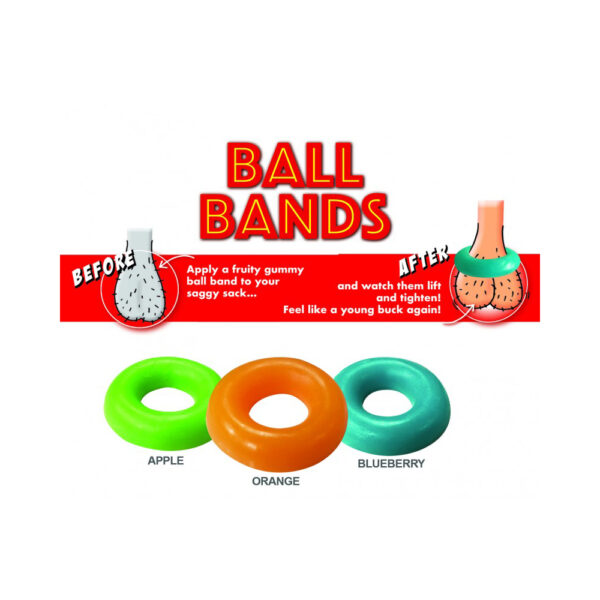 5023664003526 2 Gummy Ball Bands 3Pk Assorted Colors/Flavors