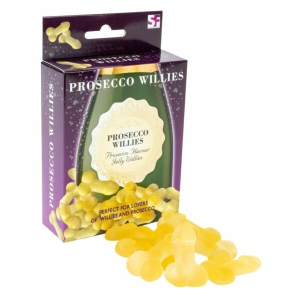 5023664003700 Prosecco Willies Penis Shape Gummies Champagne Flavor