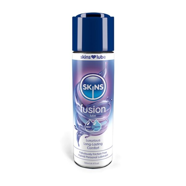 5037353006439 Skins Fusion Hybrid Silicone And Water-based Lubricant 4.4 oz.