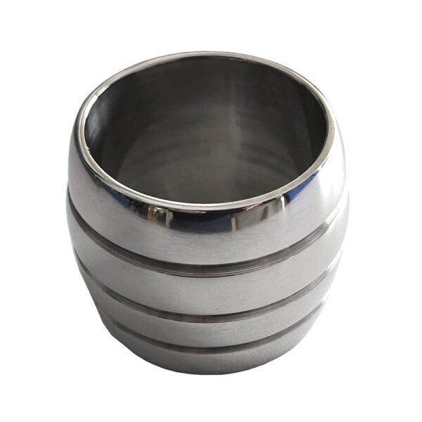 5056400305073 2 Stainless Steel Round Cock Ring 45 mm By 45 mm