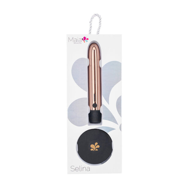 5060311473677 Maia Selina QI Charge Wireless Metallic Vibrator