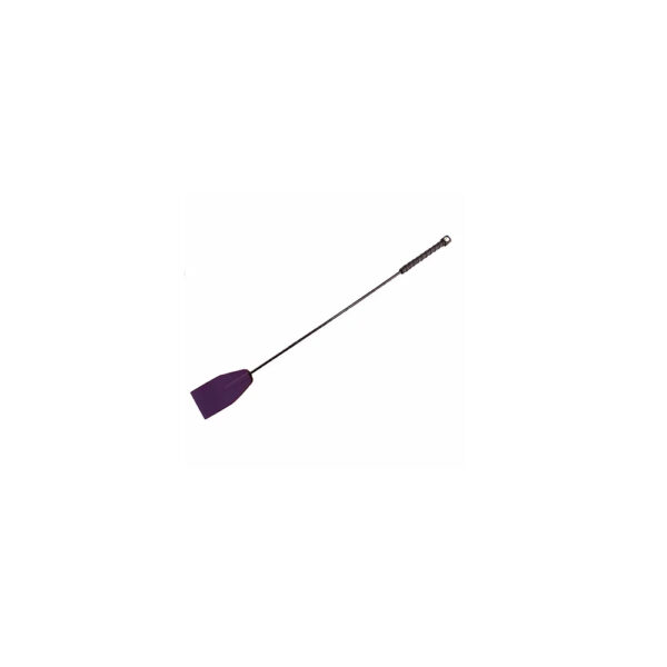 5060363861583 Leather Riding Crop Purple