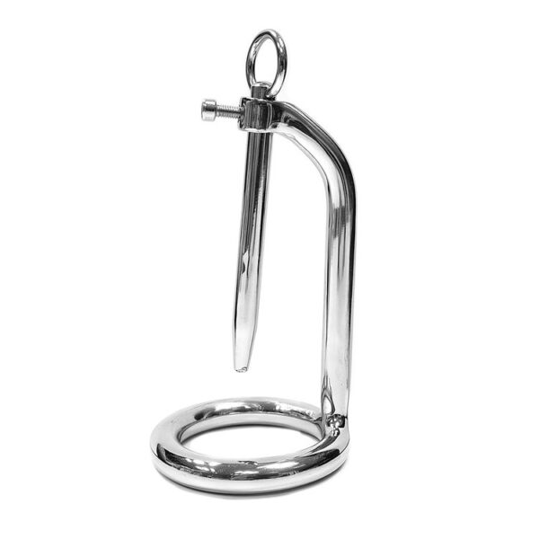 5060404819757 Stainless Steel 45Mm Chastity Ring With Urethral Probe