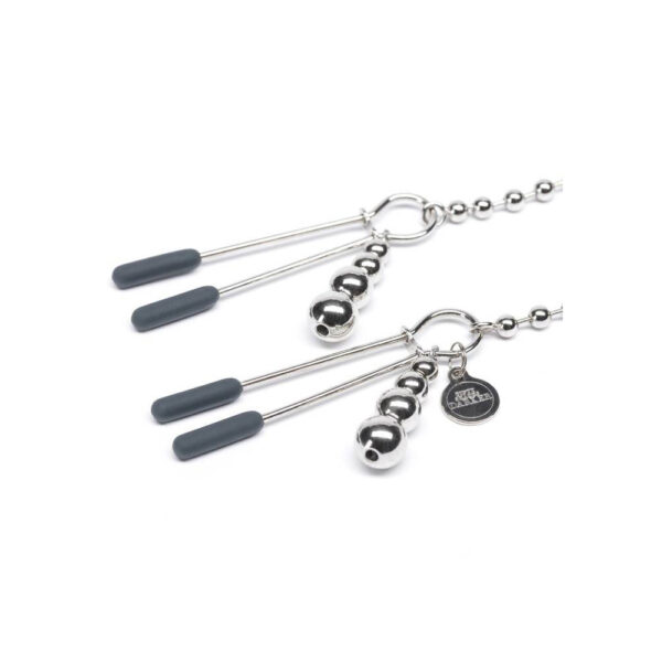 5060462633920 3 Fifty Shades Darker At My Mercy Beaded Chain Nipple Clamps