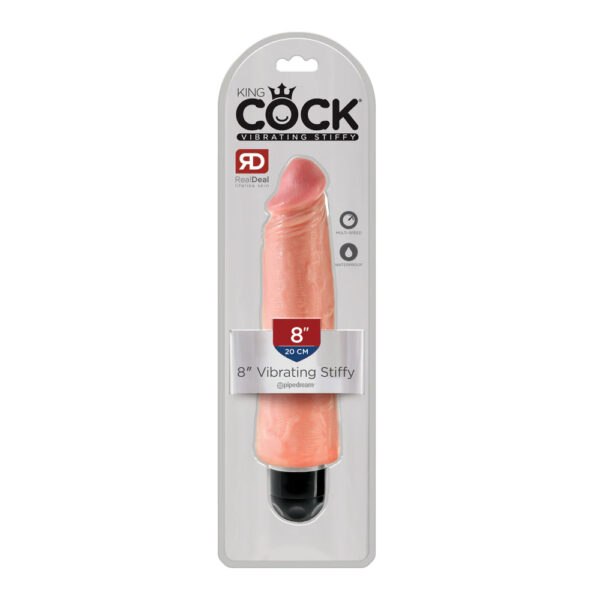 603912743814 King Cock 8" Vibrating Stiffy Light