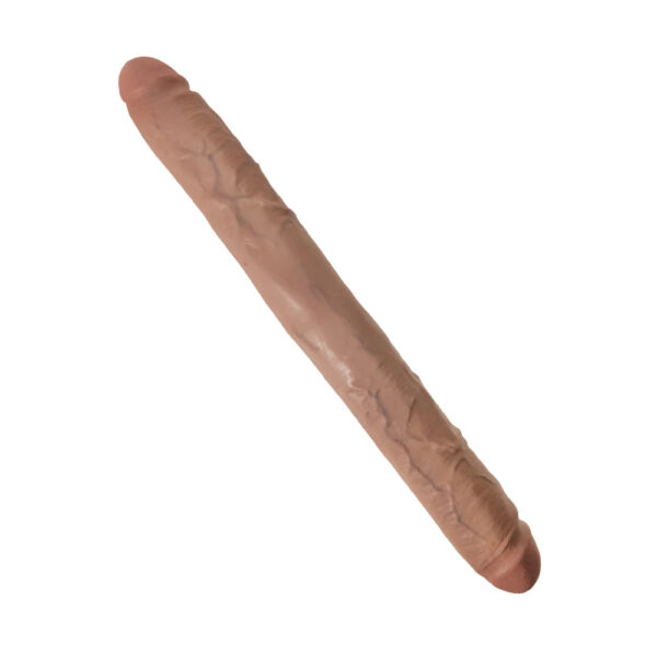 603912746471 2 King Cock 16" Thick Double Dildo Tan