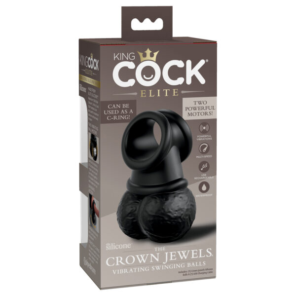 603912770988 3 King Cock Elite The Crown Jewels Vibrating