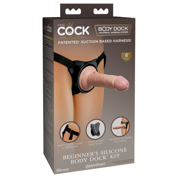 603912771244 King Cock Elite Beginner's Silicone Body Dock Kit