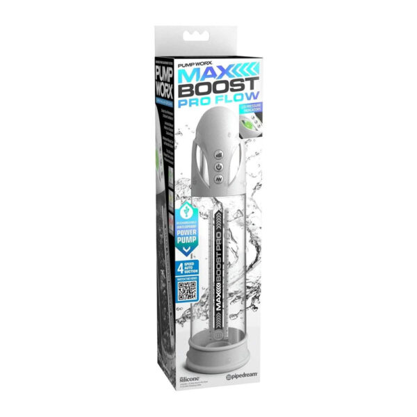 603912775211 Pump Worx Max Boost Pro Flow White/Clear