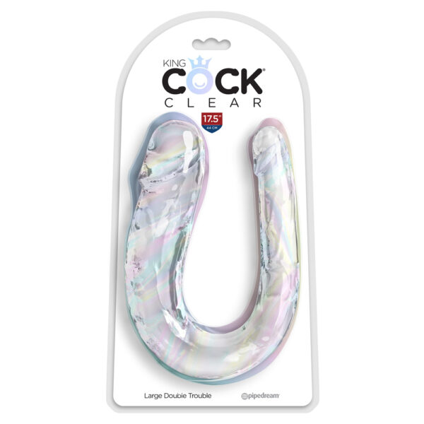 603912775457 King Cock Clear Large Double Trouble