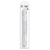 King Cock 18" Double Dildo Clear