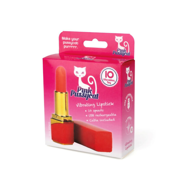 635638257306 Pink Pussycat Vibrating Lipstick