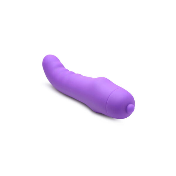 653078942019 2 Lil Wavy 7X Silicone Rechargeable Mini G Spot Vibe Violet