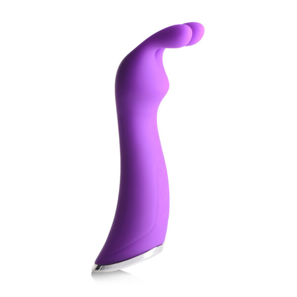 653078942149 2 Zippy 28X Silicone Rabbit Clit Stim Vibrator Violet