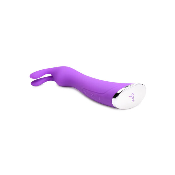 653078942149 3 Zippy 28X Silicone Rabbit Clit Stim Vibrator Violet