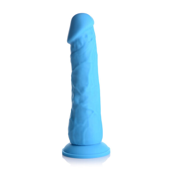 653078942224 2 Lollicock 7" Silicone Dildo Without Balls Berry