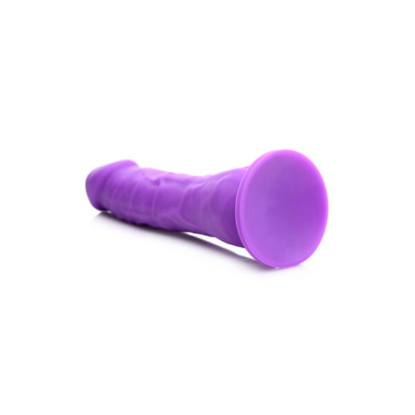 653078942248 3 Lollicock 7" Silicone Dildo Without Balls Grape