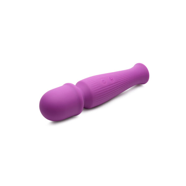 653078942392 3 10X Silicone Vibrating Wand Violet
