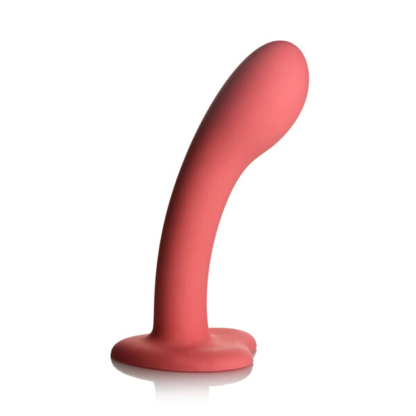 653078943405 2 Simply Sweet G-Spot Silicone Dildo Pink