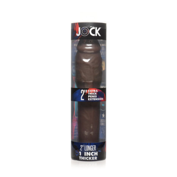 653078943849 Jock Extra Thick 2" Penis Extension Sleeve Dark