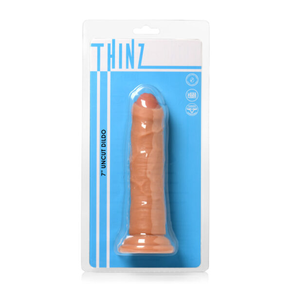 653078944068 Thinz 7" Uncut Dildo Light