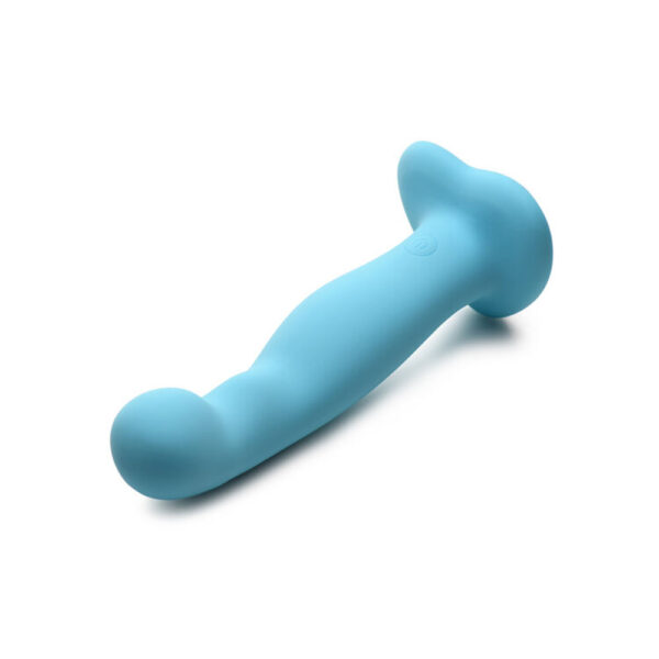 653078944129 3 Simply Sweet 21X Vibrating Thick Silicone Dildo With Remote Blue