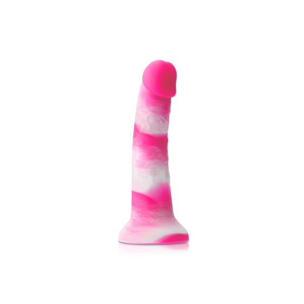 657447103940 2 Colours Pleasures Yum Yum 7" Dildo Pink