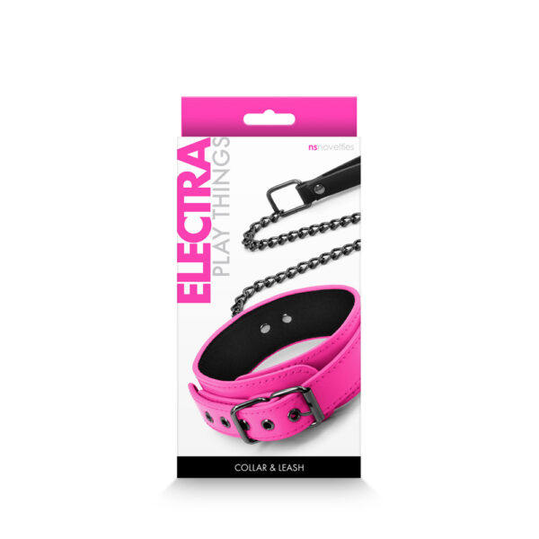 657447105043 Electra Collar & Leash Pink