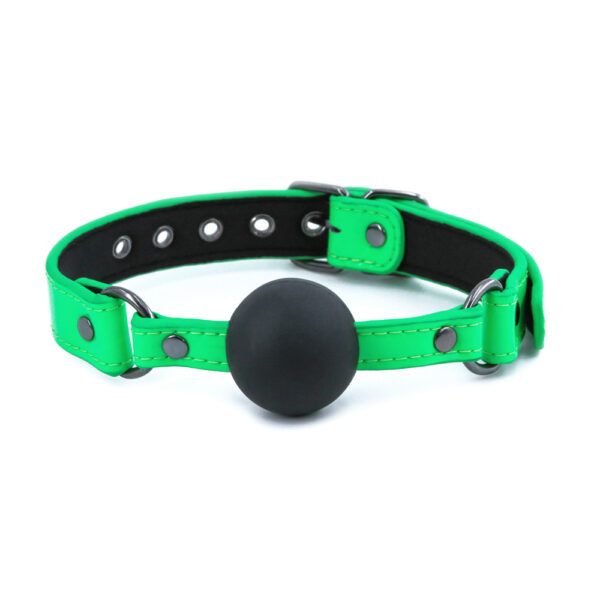 657447105210 2 Electra Ball Gag Green