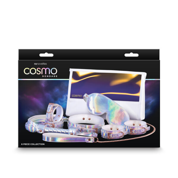 657447105647 Cosmo Bondage 6 Piece Kit Rainbow