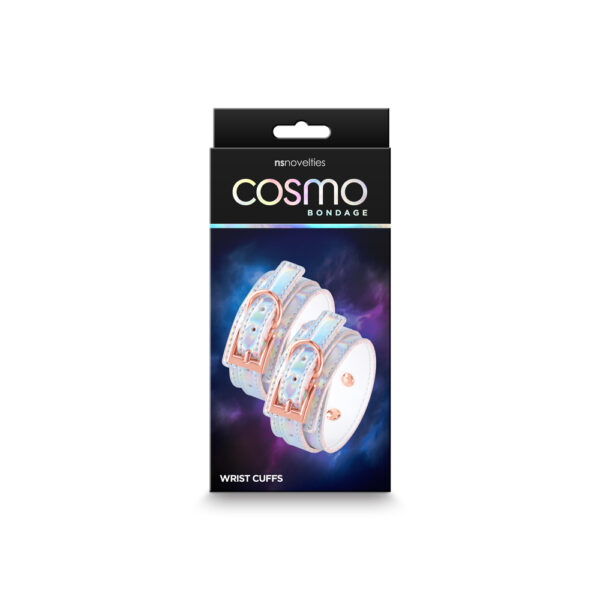 657447105678 Cosmo Bondage Wrist Cuffs Rainbow